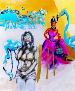 Acryl auf Leinen 120X100