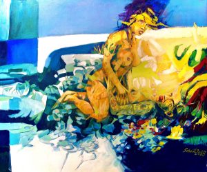 Acryl auf Leinen 120X100