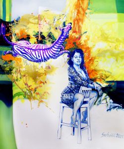 Acryl auf Leinen 120'X100