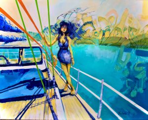 Acryl auf Leinen 100X80