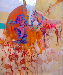 Acryl auf Leinen 120X100