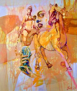 Acryl auf Leinen 120X100